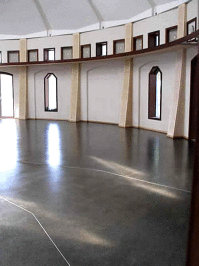 Central Hall Hobart Tasmania - Finished with Livos non toxic floor oil.