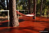 Beautiful spot to relax on this Jarrah deck in WA. Treated by Neil Erasmus with the Alis light teak