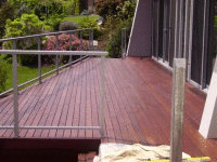 Jarrah Deck -The natural decking oils contain pigments to help protect against the elements