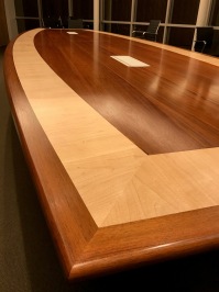 Beautiful boardroom table made by Simon at Zabo Design and finished with the Kunos natural oil sealer