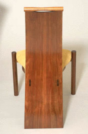 Blackwood Chair "Wave" - Treated with Livos Natural Furniture oils.