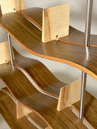 Blackwood & Huon Pine "Strait" Shelves - Treated with Livos Natural Furniture oils.