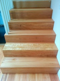  A major advantage of an oiled surface such as stairs, is its longevity and easy maintenance.