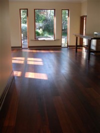 Rosewood Flooring - Sanded and treated with Ardvos universal wood oil.