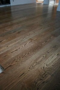 American Oak - Stained with Kunos Smoked Oak non toxic wood stain.