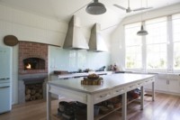 Commercial Kitchen Tasmania - Tas Oak flooring sanded and oiled with Kunos natural oil sealer #244