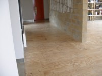 Ply - Treated with Kunos Natural Oil stain in white.