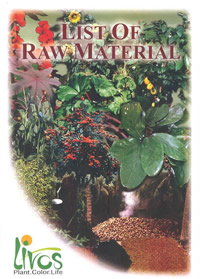 List of Raw Materials Document