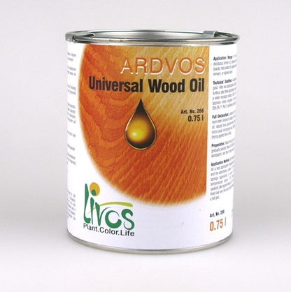 Applying ARDVOS Universal Wood Oil to a wooden furniture, demonstrating its rich finish and easy application.