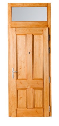 Front door- Treated with the Kunos Mahogany.The frame is now protected against UV rays and weathering.