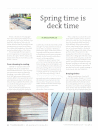 Springtime is Deck Time By Angela Petruzzi