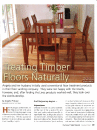 Treating Timber floors naturally