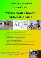 DIY Workshop: Ways to Create a Healthy Sustainable Home!